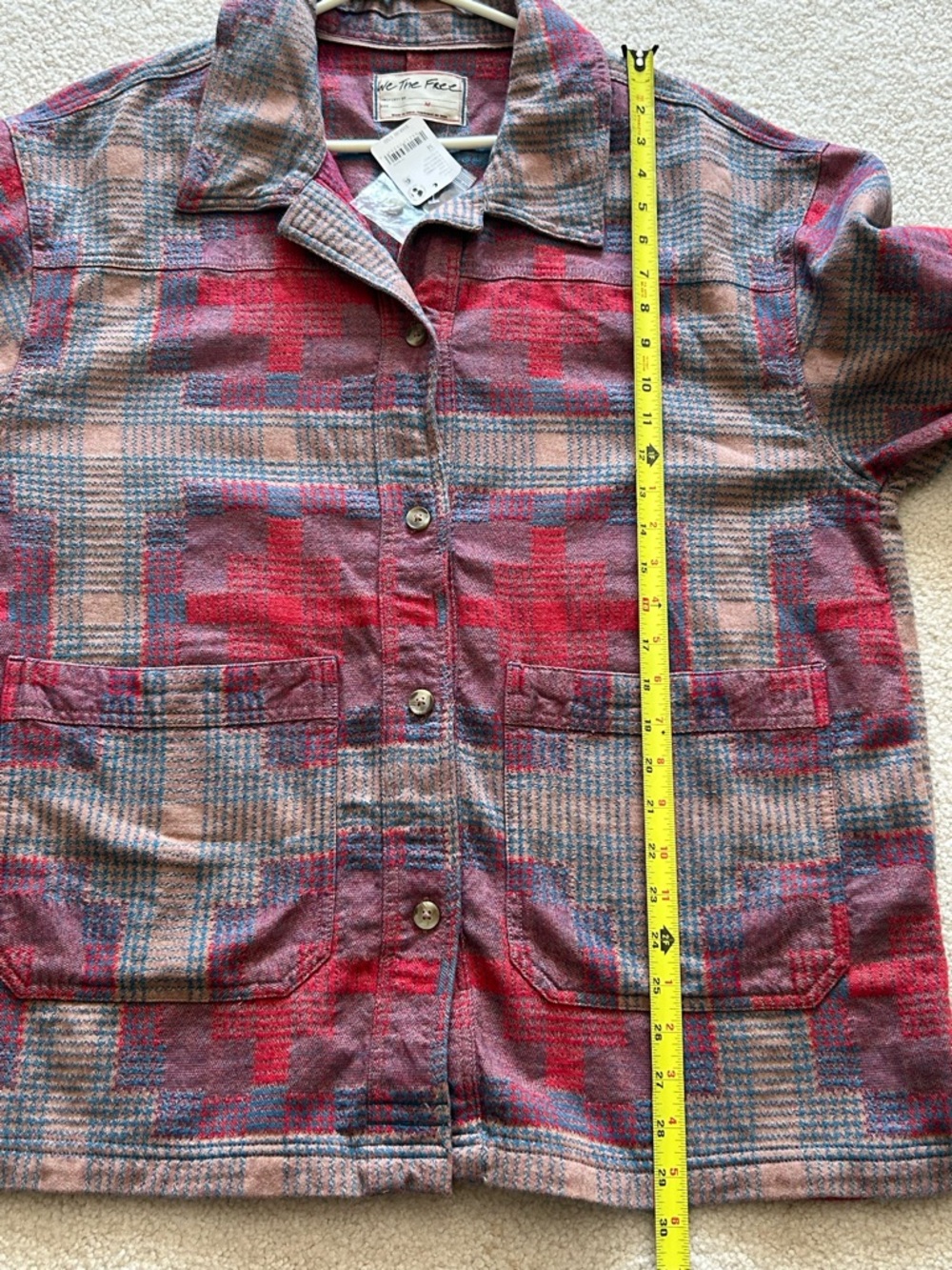We The Free Keep It Cozy Women’s Button Down Shirt Sz Medium NWT $168 - Picture 6 of 6